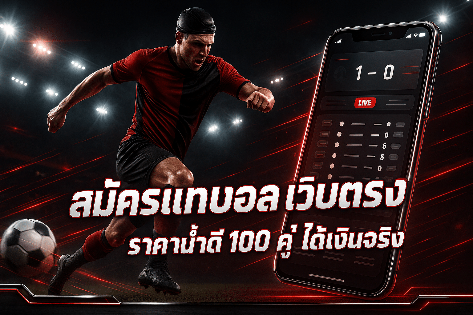 สมัครแทงบอล เว็บตรง